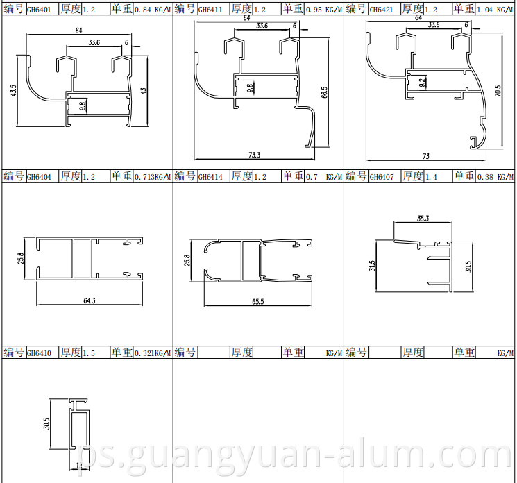 Aluminum Profile Door